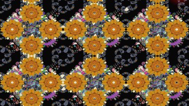 Güzel kumaş deseni. Güzel suluboya yaz çiçekleri deseni..