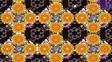 Suluboya, elle çizilmiş. Eskiz arkaplan modeli. Vadinin gri renkli çiçekleri. Raster - stok.