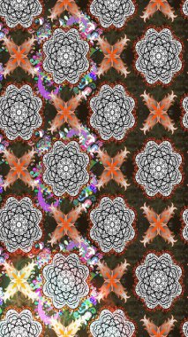 Raster Yumuşak kumaş deseni. Raster çiçek izi. Klasik taslak çizimi. Çiçeksel gri çizim deseni.