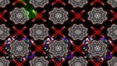 Raster illüstrasyonu. Küçük çiçekteki sevimli çiçek deseni. Çizim.