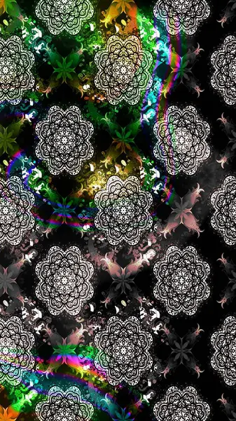 Çiçek desenli eskiz. Siyah renkli çiçekler. Düz Çiçek Elementleri Tasarım Raster illüstrasyonu. Renkli Bahar Teması çizim şablonu.