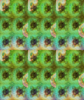 Çiçekler yeşile. Eskiz arkaplan modeli. Suluboya, elle çizilmiş. Raster stoku.