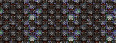 Gömlek, arka plan modelini çiz. Tropik çiçekler. Siyah renkte çiçekler.