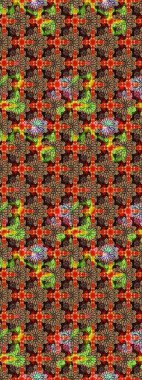 Raster - stok. Suluboya, elle çizilmiş. Eskiz arkaplan modeli. Vadinin çiçekleri siyah renklerde.