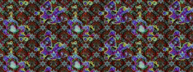 Güzel kumaş deseni. Küçük çiçekteki sevimli çiçek deseni. Güzel karalamalı çiçek desenli çizim. Raster illüstrasyonu.