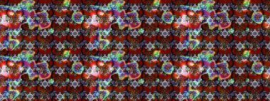 Küçük kahverengi, kırmızı ve gri çiçeklerle oldukça eski bir besin torbası deseni. Tekstil, kumaş, kapaklar, duvar kağıtları, baskı, paket, koleksiyon defteri, örgü, dekupaj için çiçek arkaplanı..