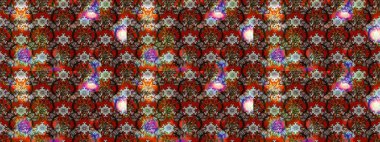 Raster illüstrasyonu. Çiçek desenli eskiz, darbeler, sıçramalar, yaz çiçekleri. Kahverengi, kırmızı ve siyah renkte çiçekler.