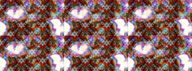 Çiçek ve yapraklı karalama şeklinde Raster çiçek deseni. Raster illüstrasyonu. Tarafsız, kahverengi ve gri renklerde bahar çiçekleri..