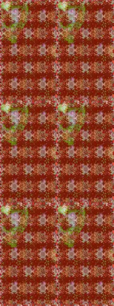 Çiçekli, pürüzsüz bir desen. Raster illüstrasyonu. Raster çiçekleri klasik tarzda çizilmiş. Kibarca, bahar çiçekleri kırmızı renklerde.