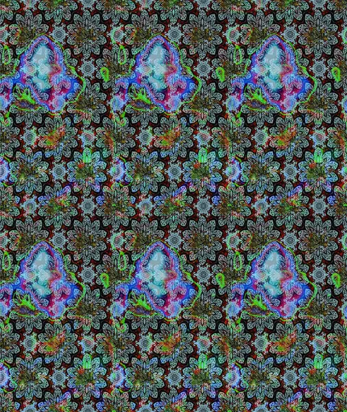 Vadinin mavi renkli çiçekleri. Raster çiçek desenleri çiziyor..