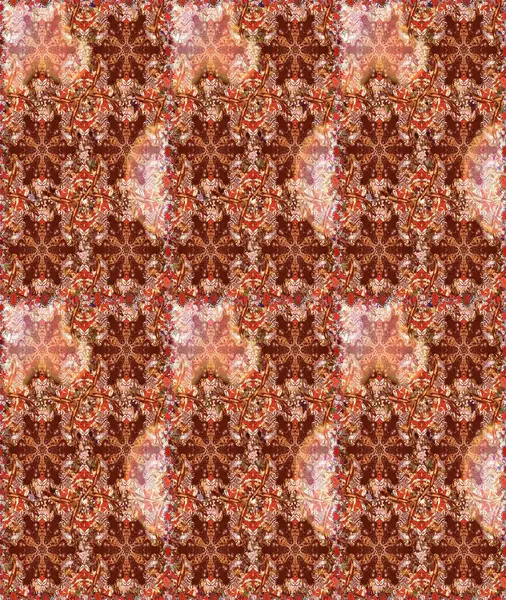 Raster illüstrasyonu. Bahar çiçekli, dikişsiz, sevimli çiçek deseni. Güzel kumaş deseni.