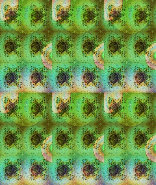 Çiçekler yeşile. Eskiz arkaplan modeli. Suluboya, elle çizilmiş. Raster stoku.