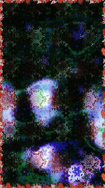 Siyah ve gri renkli çiçekler. Çiçekli karalama şeklinde Raster çiçek deseni. Nazik, sevimli çiçek arkaplanı..