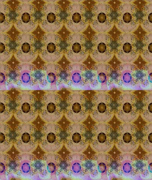 Kahverengi renkte güzel çiçekler, suluboya desenli, duvar kağıdı, kart ya da kumaş için fayanslı eskizler. Raster..