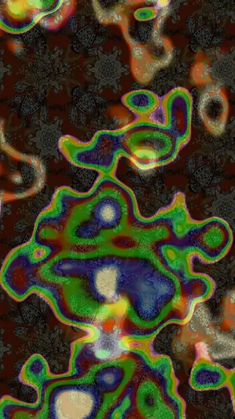 Raster Güzel kumaş deseni. Raster suluboya çiçek deseni, narin çiçekler, kahverengi, gri ve yeşil çiçekler, tebrik kartı şablonu..