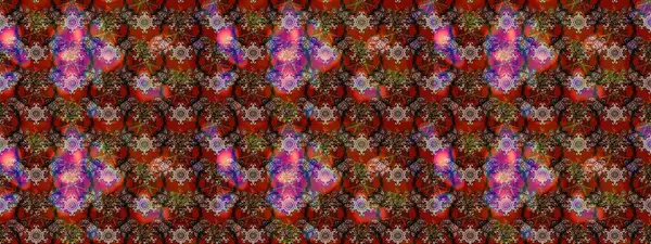 3D çiçekler, eskiz. Raster illüstrasyonu. Kahverengi, kırmızı ve siyah renklerde.