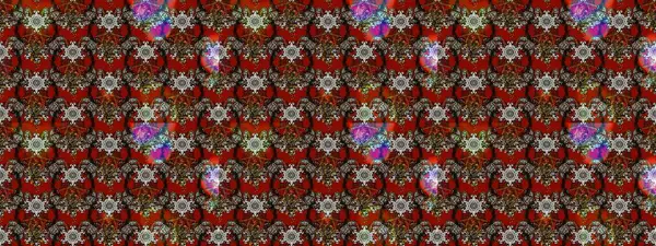 Raster illüstrasyonundaki çiçek desenli çizim. Suluboya tarzında kahverengi, gri ve kırmızı renkte çiçekler.