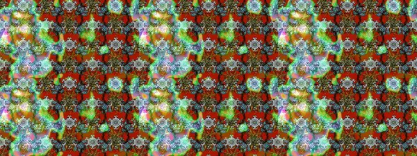 Sevimli çiçek raster deseni. Renkli Yaz Temalı eskiz kalıbı. Düz Çiçek Elementleri Tasarımı. Yeşil, kahverengi ve kırmızı renkte çiçekler.