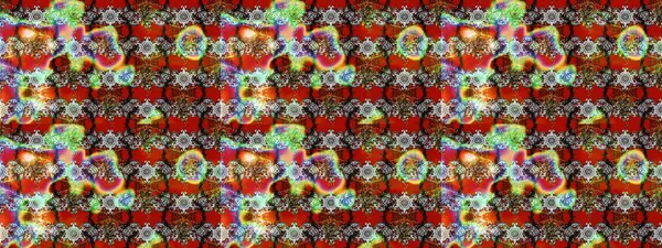 Raster illüstrasyonu. Şirin çiçekli eskiz deseni ve kırmızı, gri ve kahverengi renklerde yapraklar, suluboya çiçek deseni, duvar kağıdı, kart veya kumaş için fayanslı.