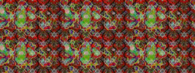 Çiçekler kırmızı, kahverengi ve gri renklerde. Şirin çiçek elementleri. Raster illüstrasyonu. Çizim.