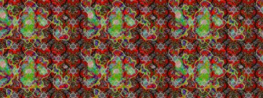 Çiçekler kırmızı, kahverengi ve gri renklerde. Şirin çiçek elementleri. Raster illüstrasyonu. Çizim.