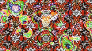 Küçük çiçekteki sevimli çiçek deseni. Çiçekler gri, kahverengi ve nötr renklerde.