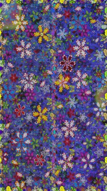 Etnik Mandala havlusu. Tebrik kartı geçmişi, boyama kitabı, arkaplan ve tekstil için kullanılabilir. Kusursuz süs izi. Raster Henna tarzı. Sınır Hindistan çiçek desenli paisley patentli.