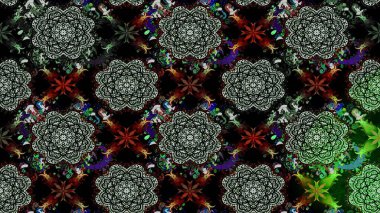 Raster suluboya çiçek deseni, narin çiçekler, siyah çiçekler, tebrik kartı şablonu. Güzel kumaş deseni.