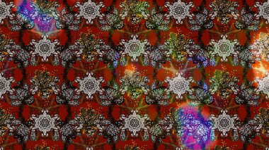 Şatafatlı bahar bahçesi dokusu. Flower eskiz arka planı. Çiçek deseni. Raster illüstrasyonu.