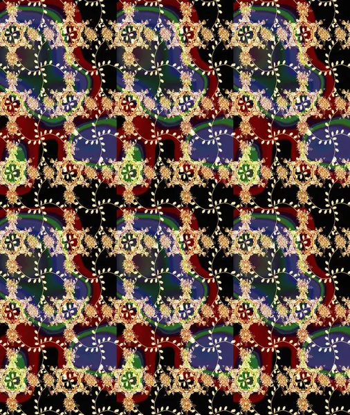 Eskiz arkaplan modeli. Vadinin çiçekleri siyah, bej ve kırmızı renklerde. Suluboya, elle çizilmiş. Raster - stok.