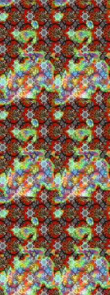 Şirin çiçekler. Raster Moda kumaş deseni. Çizgi çizimi deseni.