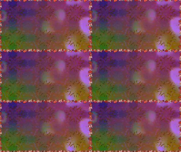 Çiçeksiz desenli arka plan. Gömlek baskısı için çiçek boyası. Kahverengi renkte çiçekler.