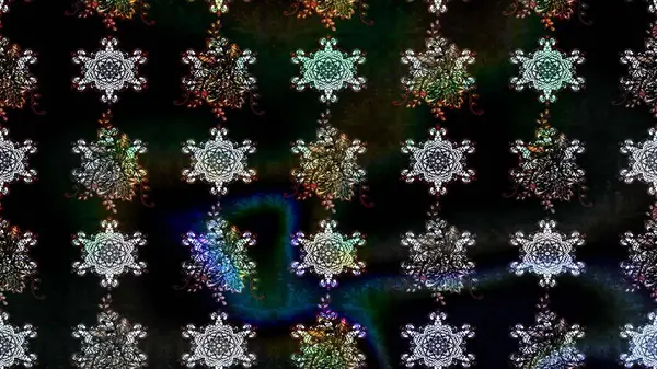 Sevimli çiçek raster deseni. Modaya uygun kumaş deseni. Düz Çiçek Elementleri Tasarımı. Renkli Yaz Teması çizim şablonu.