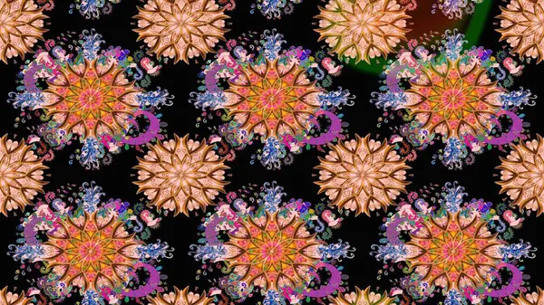 Siyah çiçekli eskiz deseni, suluboya çiçek deseni, sevimli çiçek, duvar kağıdı, kart ya da kumaş için fayanslı. Raster - stok.