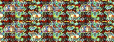 Raster suluboya çiçek deseni, narin çiçekler, nötr, yeşil ve mavi çiçekler, tebrik kartı şablonu. Güzel kumaş deseni.