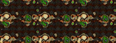 Kahverengi, gri ve yeşil renkli çiçekler. Hediye ambalaj kağıdı, tebrik kartları, posterler ve pankart tasarımı. Raster düz çiçek çizim deseni.