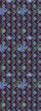 Çiçek kompozisyonu, el boyası, hassas şablon. Üst manzara, yumuşak stil. Mavi, kırmızı ve kahverengi renkte manzaralı çiçek deseni. Sevgililer günü ve tebrik kartı konsepti için şık bir davet.