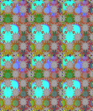 El çizimi, soyut ve süslü elementler. Yaz çiçekleri teması. Klasik çiçekler. Gri ve kahverengi renkler. Suluboya resim taklit Raster illüstrasyonu.