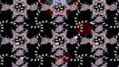 Yumuşak pamuk tasarımı. Raster 'ın taze dokusu. Yumuşak fayans. Paketleme, tekstil, duvar kâğıdı için çiçek eskizi. Klasik çiçek deseni.