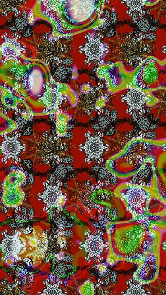 Modern gelişim kırmızı, kahverengi ve nötr raster arka plan duvar kâğıdı resimli klasik çizgi çizgisi, desenli desenli çiçekler, çiçekli süsler. Çiçekli el çizimi çizimi deseni.