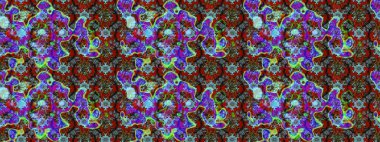 Hoş bir çiçek geçmişi var. Küçük bir çiçekte eskiz deseni. Güzel kumaş deseni. Raster illüstrasyonu.