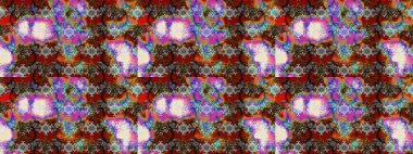 Renkli Yaz Temalı eskiz kalıbı. Düz Çiçek Elementleri Tasarımı. Kahverengi, gri ve kırmızı renkte çiçekler. Raster illüstrasyonunda çiçek deseni çizimi.