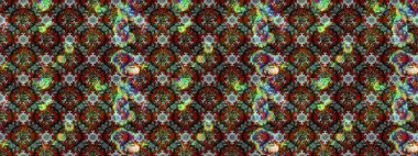 Çiçekli çiçek deseni, suluboya. Düz Çiçek Elementleri Tasarım Raster illüstrasyonu. Kahverengi, gri ve yeşil renkte çiçekler. Renkli Bahar Teması çizim kalıbı.