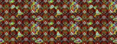 Kahverengi, gri ve kırmızı renkler üzerine çiçek desenli çizimler, el yapımı papatyalar, papatyalar. Tekrarlayan çiçek arkaplanı, zarif kahverengi, gri ve kırmızı çiçek duvar kağıdı.