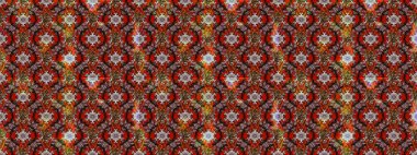 Raster illüstrasyonu. Çiçek desenli eskiz, darbeler, sıçramalar, yaz çiçekleri. Kahverengi, kırmızı ve nötr renkte çiçekler.