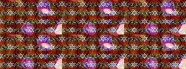 Çiçekler kahverengi, kırmızı ve gri renklerde. Raster düz çiçek çizim deseni. Tasarım hediye paketi, tebrik kartları, posterler ve afiş tasarımı.