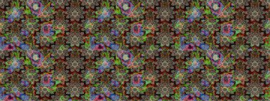 Nazik, narin çiçek arkaplanı. Gri renkli çiçekler. Raster çiçek desenli ve çiçekli..