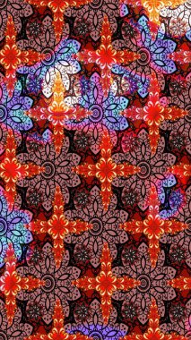 Kırmızı renkte çiçekler. Yumuşak, bahar çiçekli arka plan. Raster çiçek desenli ve çiçekli..