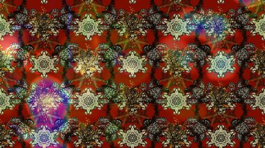 Renkli Bahar Teması eskiz kalıbı. Düz Çiçek Elementleri Tasarımı. Güzel çiçek deseni. Çiçekler kahverengi, kırmızı ve gri renklerde.