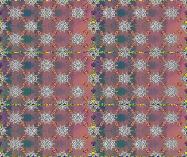 Tatlı suluboya, dikişsiz çiçek deseni. Büyük bir çiçek boyası seti. Kartlar, davetiyeler, tarih kartları ve daha fazlası için kullanılabilir.